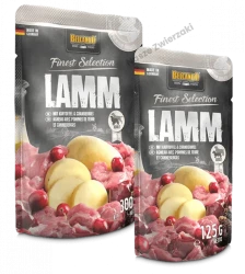 Belcando Finest Selection mokra karma dla psa jagnięcina z żurawiną i ziemniakami 125g