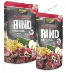 Belcando Finest Selection mokra karma dla psa wołowina z cukinią i kluskami 300g