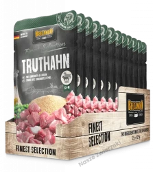 Belcando Finest Selection mokra karma dla psa indyk z groszkiem i amarantusem 125g