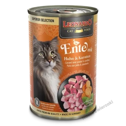 Leonardo Super Selection mokra karma dla kotów kaczka z kurczakiem i marchewką 400g
